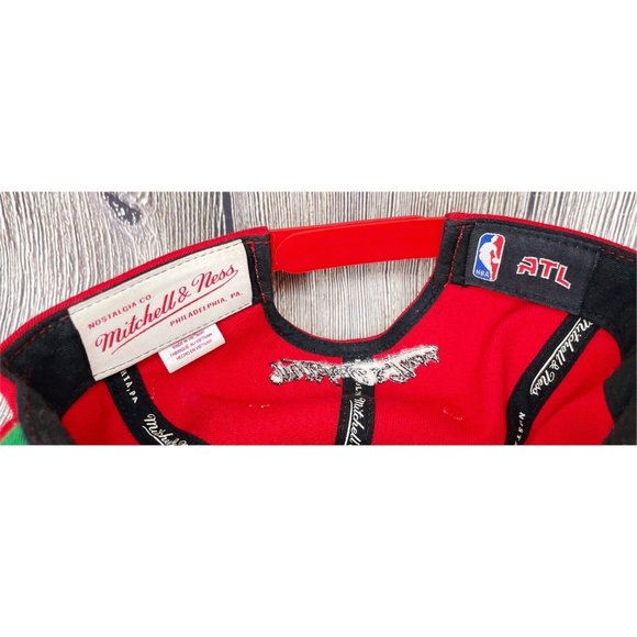 Atlanta Hawks Mitchell & Ness NBA Basketball Club Snapback Hat Cap Adjustable - Picture 6 of 6